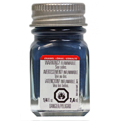 Testors Enamel 1/4oz Flat Sea Blue - TES1172TT