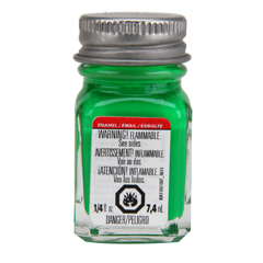 Testors Enamel 1/4oz, Green Fluorescent - TES1174TT