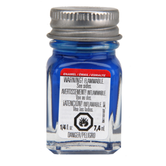 Testors Enamel 1/4oz, Blue Fluorescent - TES1176TT
