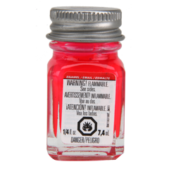 Testors Enamel 1/4oz, Pink Fluorescent - TES1178TT