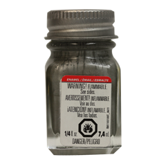 Testors Enamel 1/4oz Steel - TES1180TT