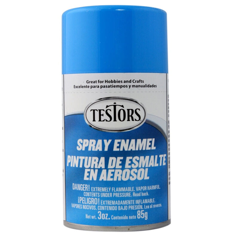 Testors Enamel Spray 3oz Light Blue - TES1208T