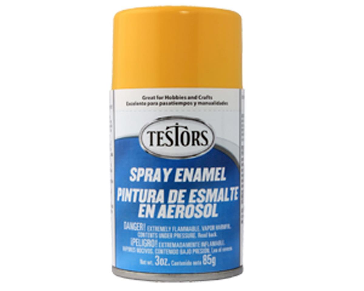 Testors Spray 3oz Yellow - TES1214T