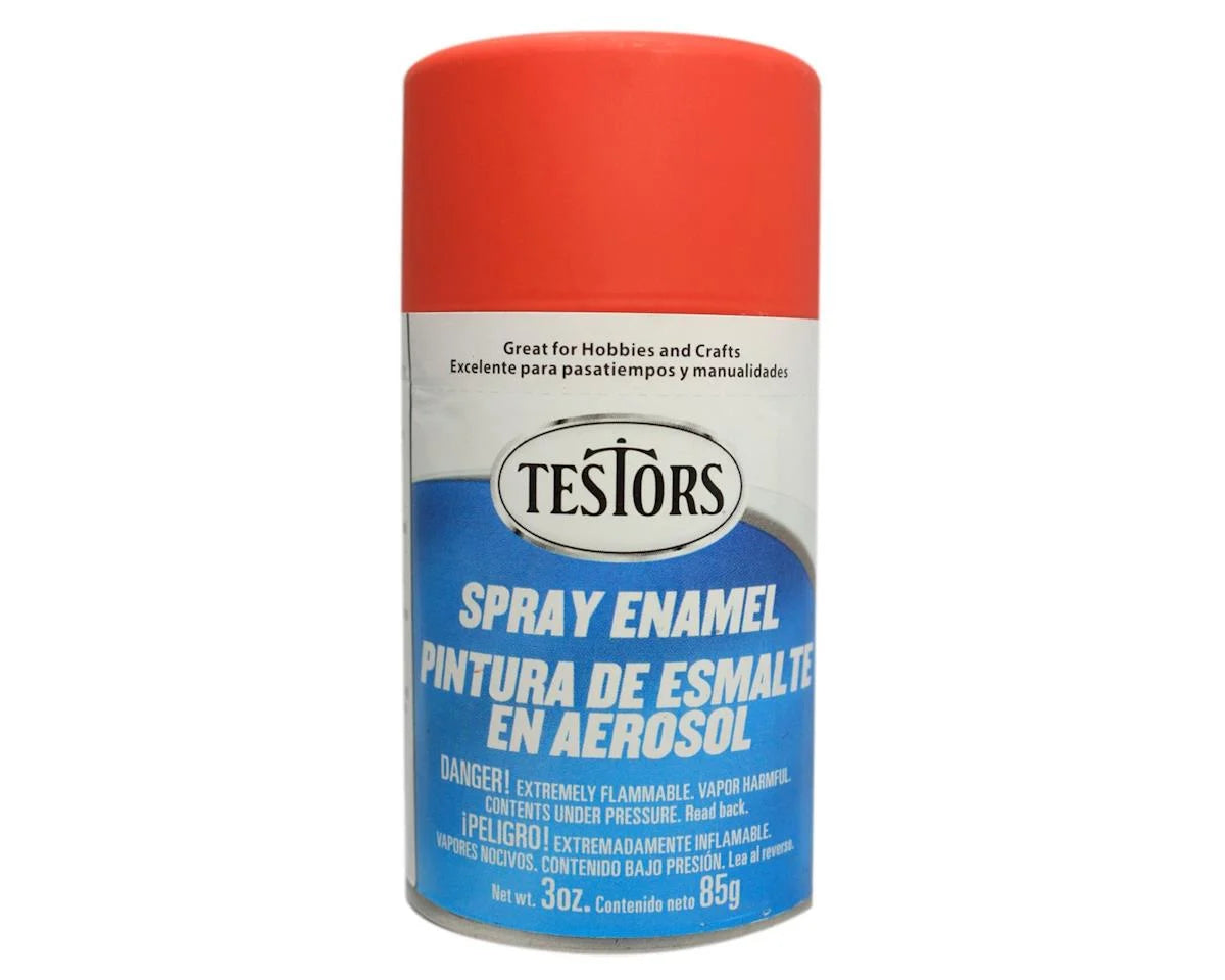 Testors Spray 3oz Flat Red - TES1250T