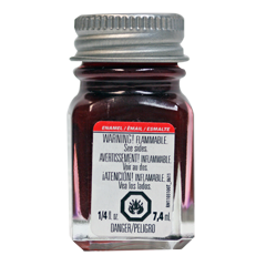 Testors Enamel 1/4 oz Metal Flake Red - TES1529TT