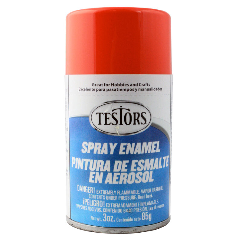 Testors Spray 3oz Competition Orange - TES1628T