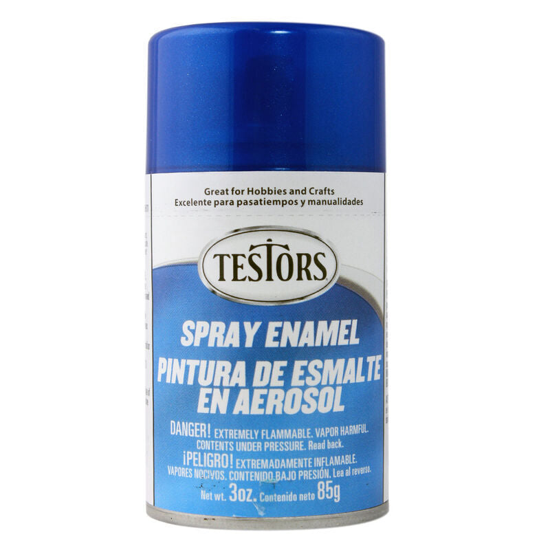 Testors Spray 3oz Sapphire Blue Metal Flake - TES1639T