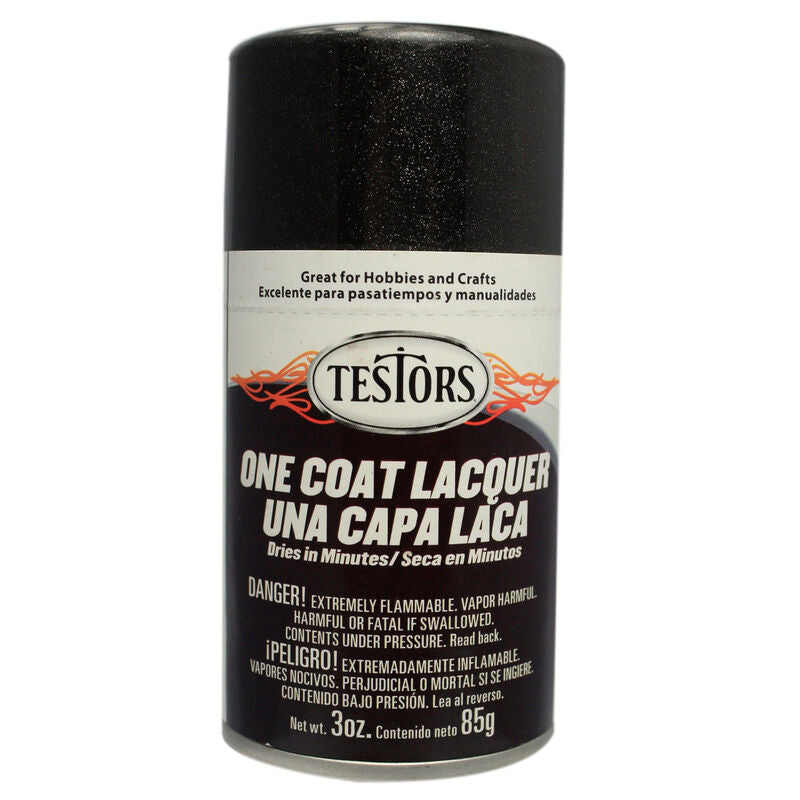 Testors One Coat-Blazing Black, 3oz. - TES1832MT