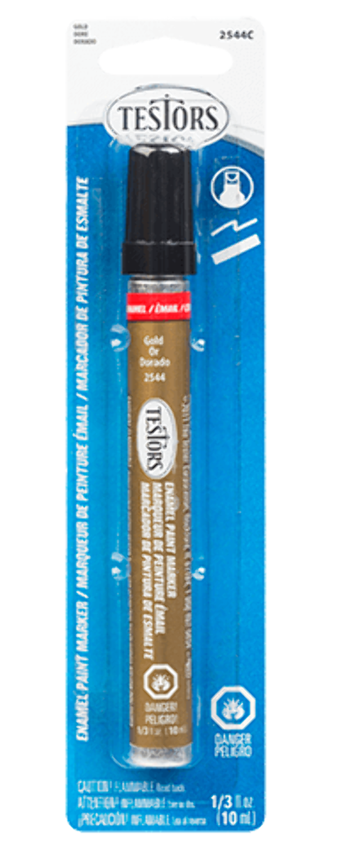 Testors Paint Marker,Gold - TES2544C