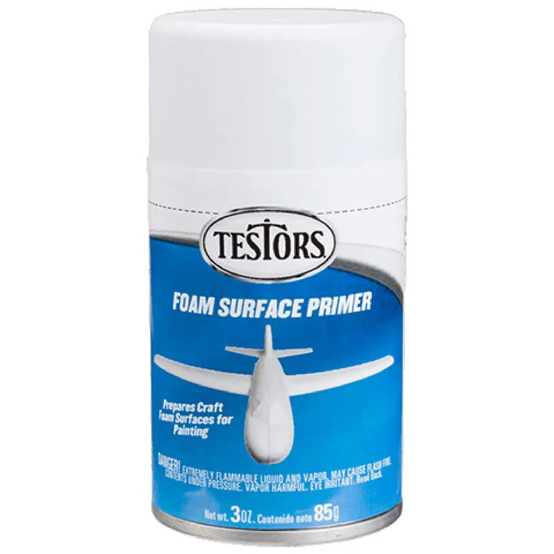 Testors Craft 3 oz Aerosols Foam Primer - White