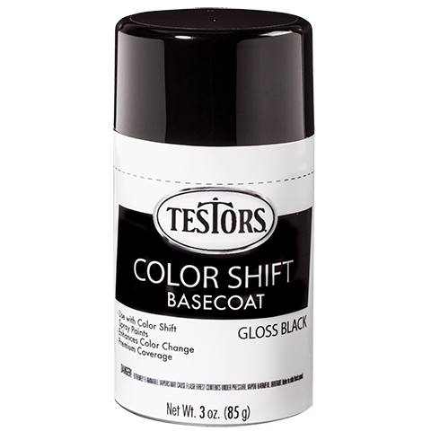 Testors 3 oz Testors Colorshif, Black Basecoat - TES340912