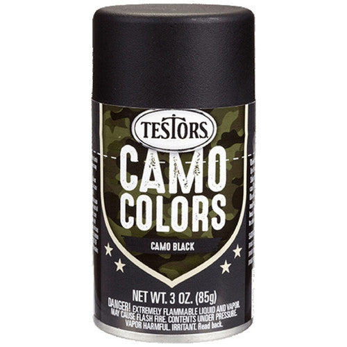 Testors 3 oz Camouflage Spray, Black - TES342304