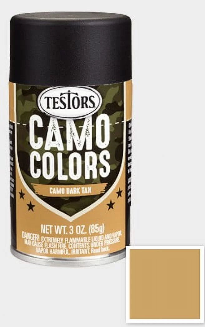 Testors 3 oz Camouflage Spray, Dark Tan - TES342307