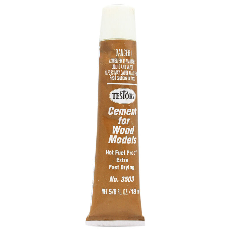Testors Wood Cement Extra Fast, 5/8 oz - TES3503X