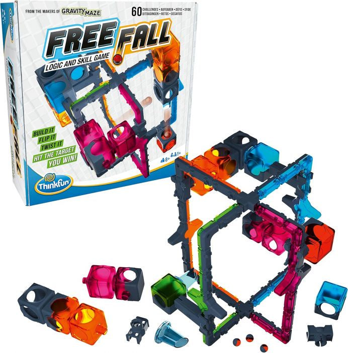 ThinkFun - 76548 Free Fall Gravity to a New Level! Logic Game