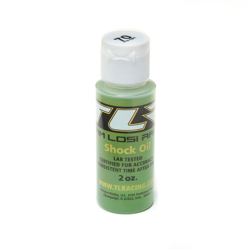 Team Losi Racing SILICONE SHOCK OIL, 70WT, 910CST, 2OZ - TLR74015