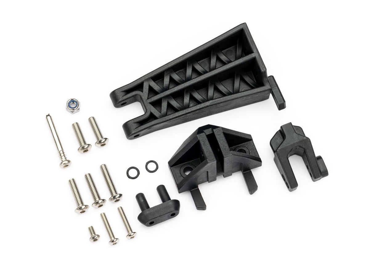Traxxas 10642 Rudder mount/ steering arm/ drive strut mount/ hull water outlet/ mounting hardware