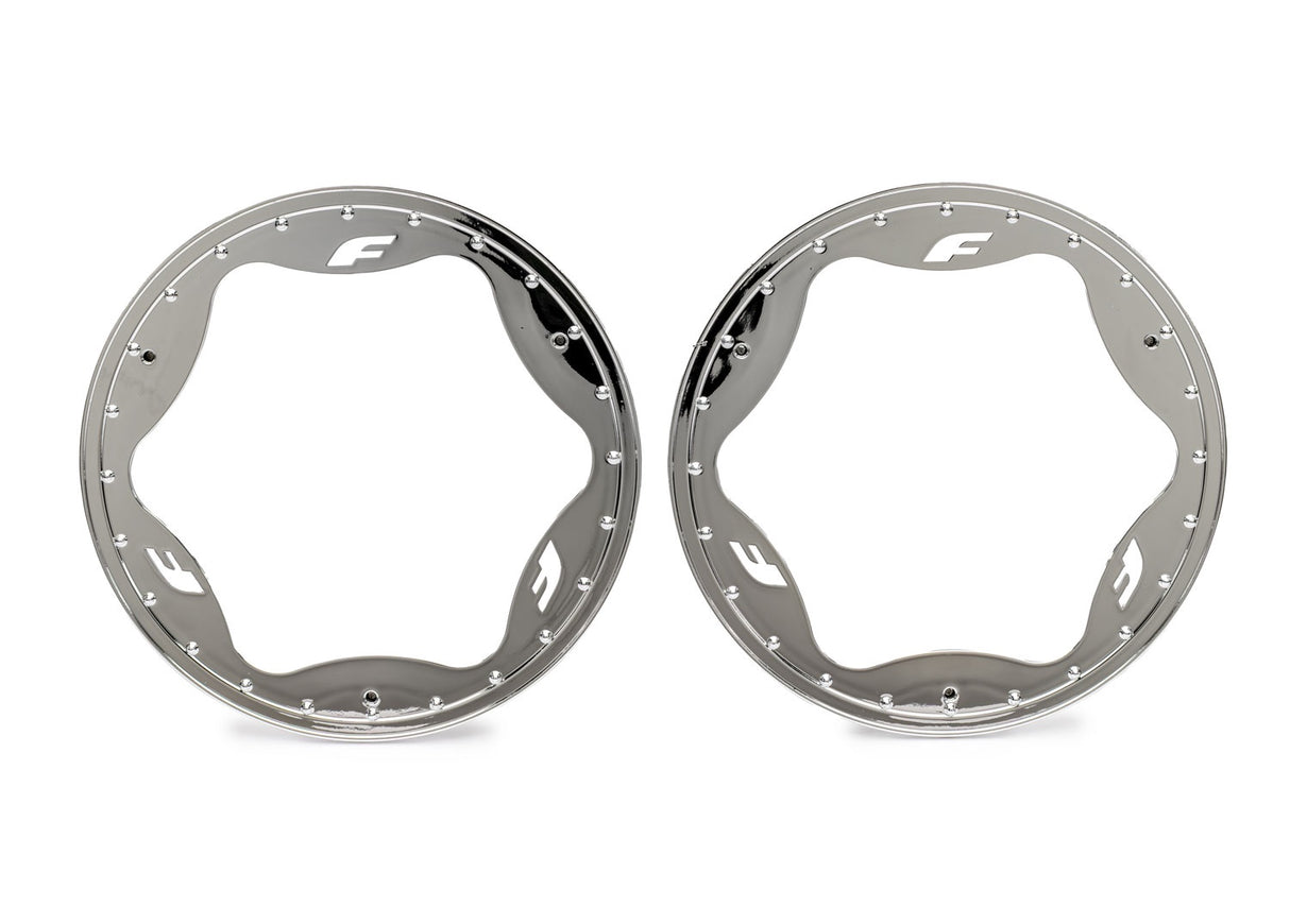 Traxxas 10948-CHRM Beadlock Rings Rear - Chrome