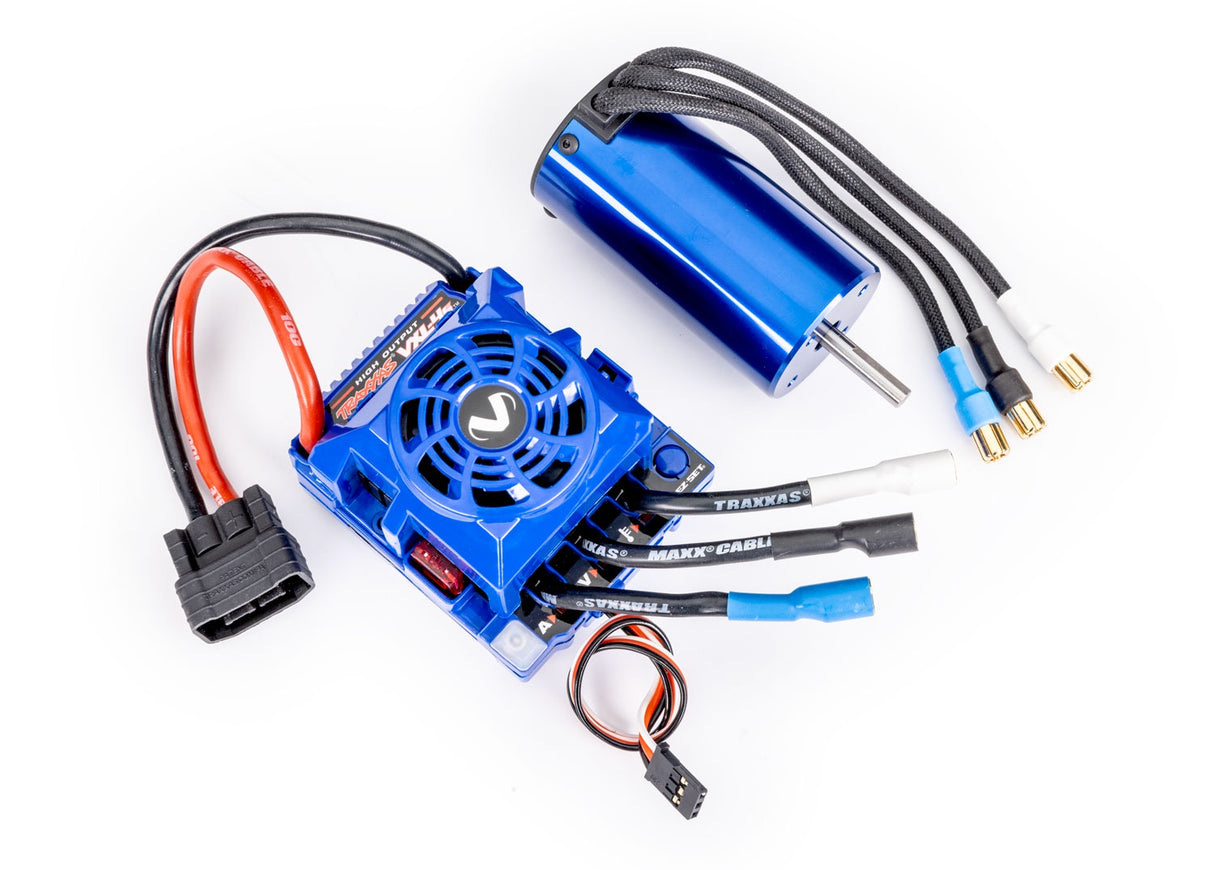 Traxxas 3466 Velineon VXL-4s Brushless Power System, waterproof (includes VXL-4s High Output ESC and 2400Kv, 70mm motor) (fits Maxx)