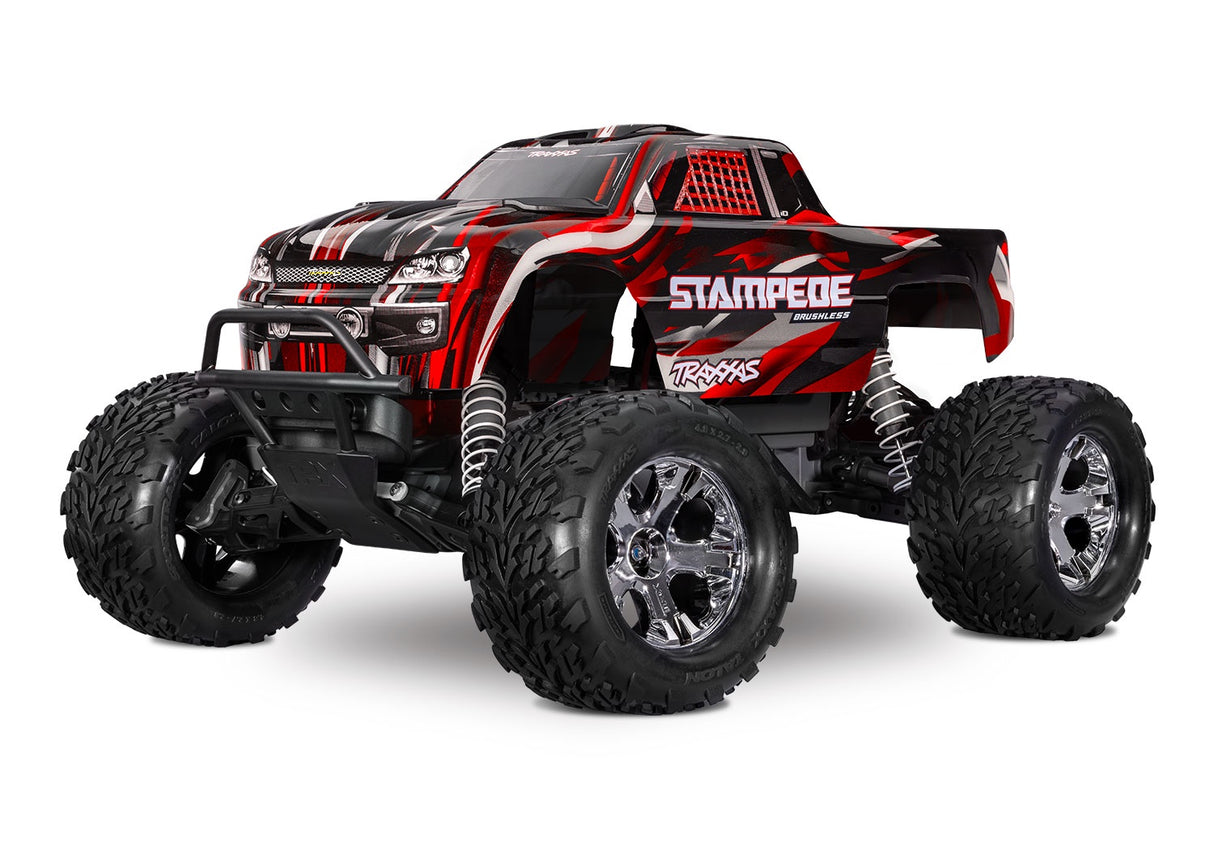 Traxxas 36354-4-RED Stampede: 1/10 Scale Monster Truck with TQ 2.4GHz radio system