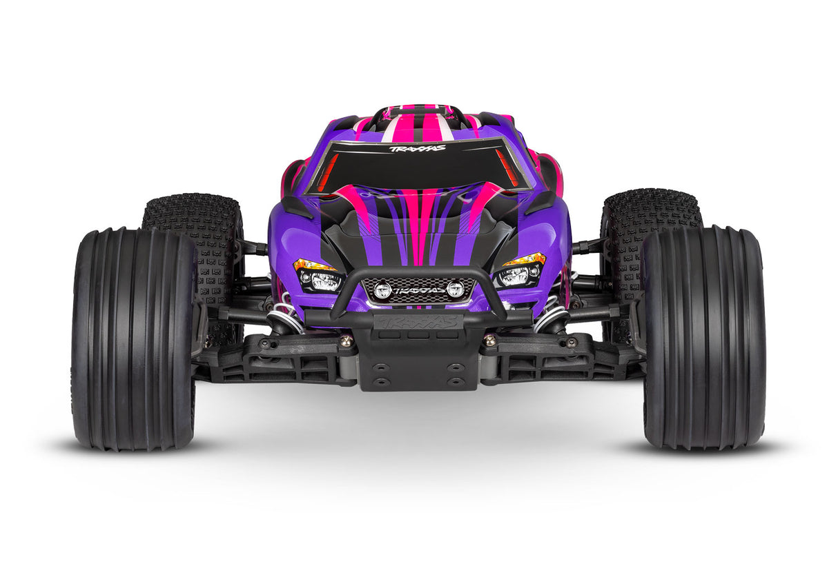 Traxxas 37254-8-PINK Rustler: 1/10 Scale Stadium Truck with TQ 2.4 GHz radio system