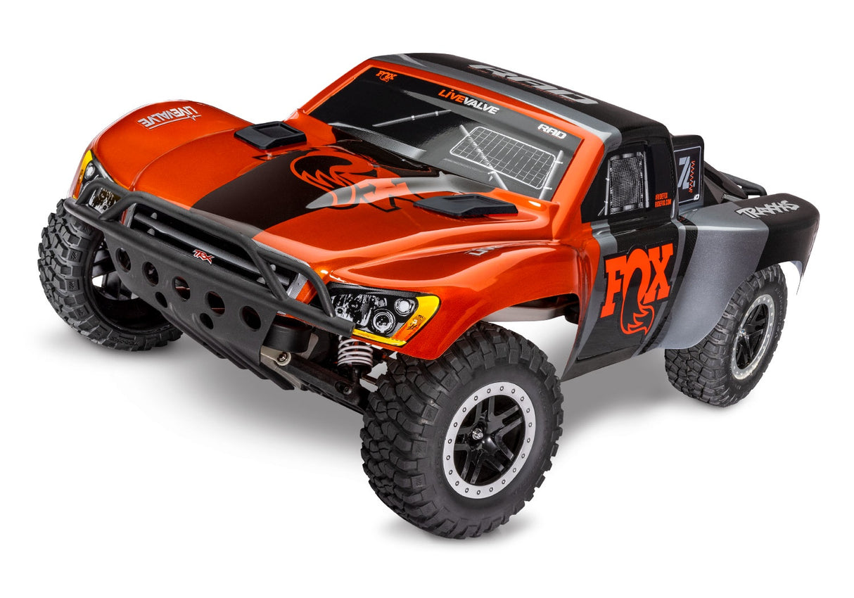 Traxxas 58376-74-FOX Slash VXL:  1/10 Scale 2WD Brushless Short Course Racing Truck with TQi Traxxas Link Enabled 2.4GHz Radio System & Traxxas Stability Management (TSM)