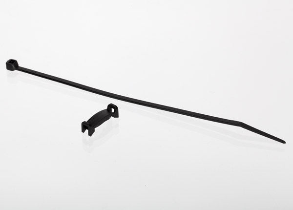 Traxxas 6535 Mount, temperature sensor (electric Motors)/ wire tie/ thermal pad - TRA6535