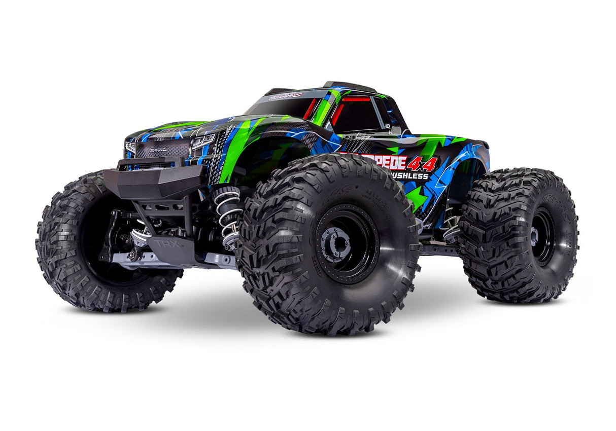 Traxxas 67434-4 Stampede 4X4 Brushless: 1/10-scale 4WD Monster Truck - Green