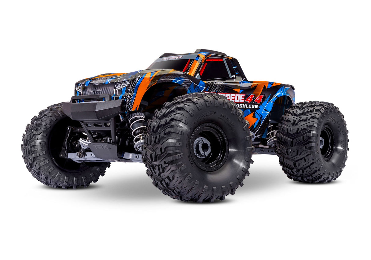 Traxxas 67434-4 Stampede 4X4 Brushless: 1/10-scale 4WD Monster Truck - Orange