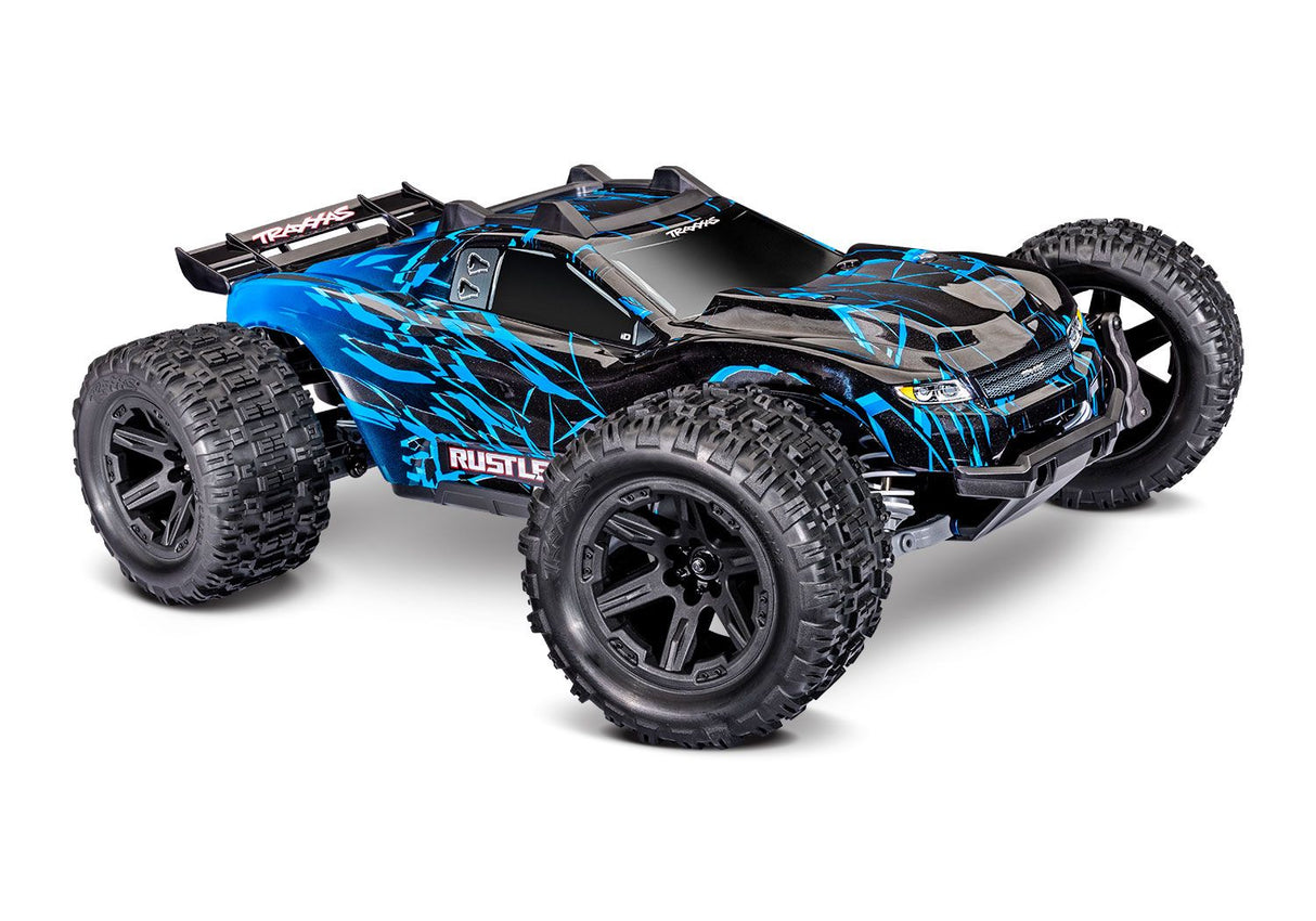 Traxxas 67464-4 Rustler 4X4 Brushless - Blue