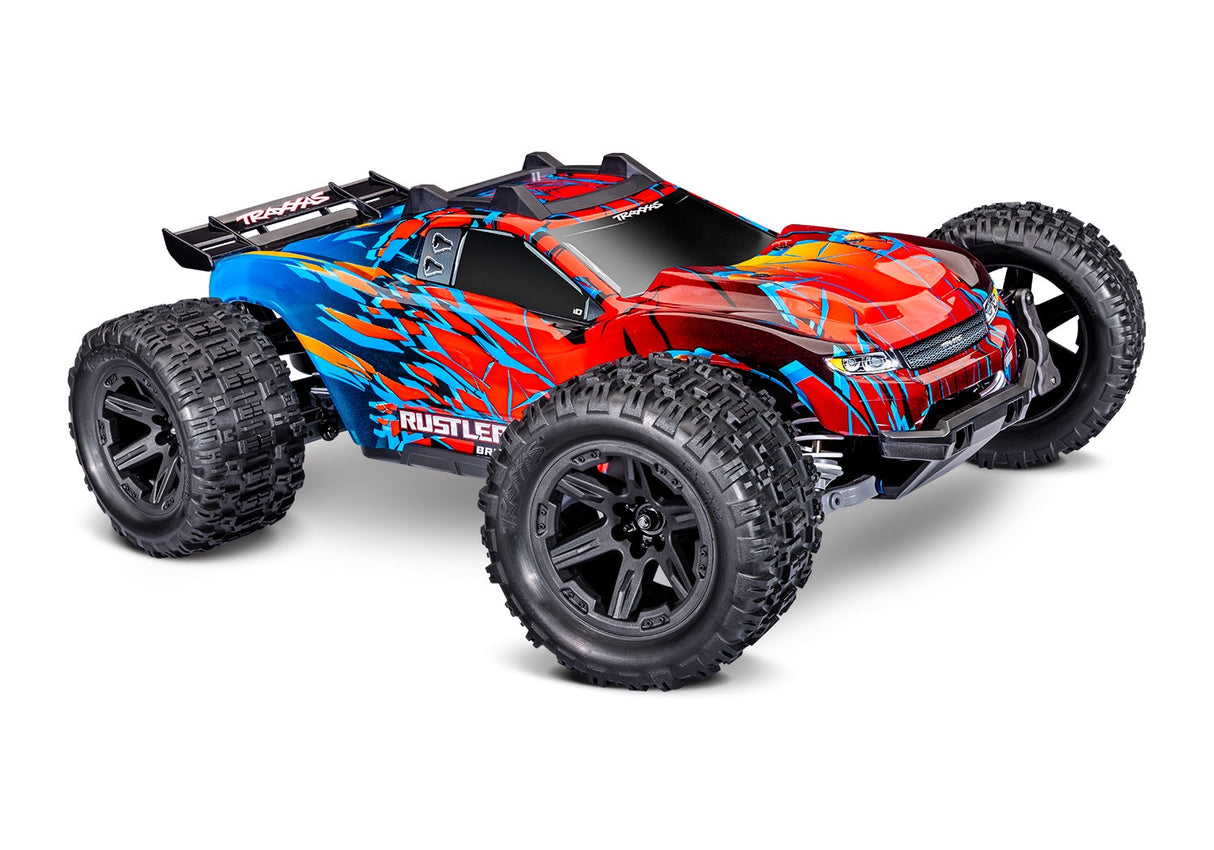 Traxxas 67464-4 Rustler 4X4 Brushless - Red