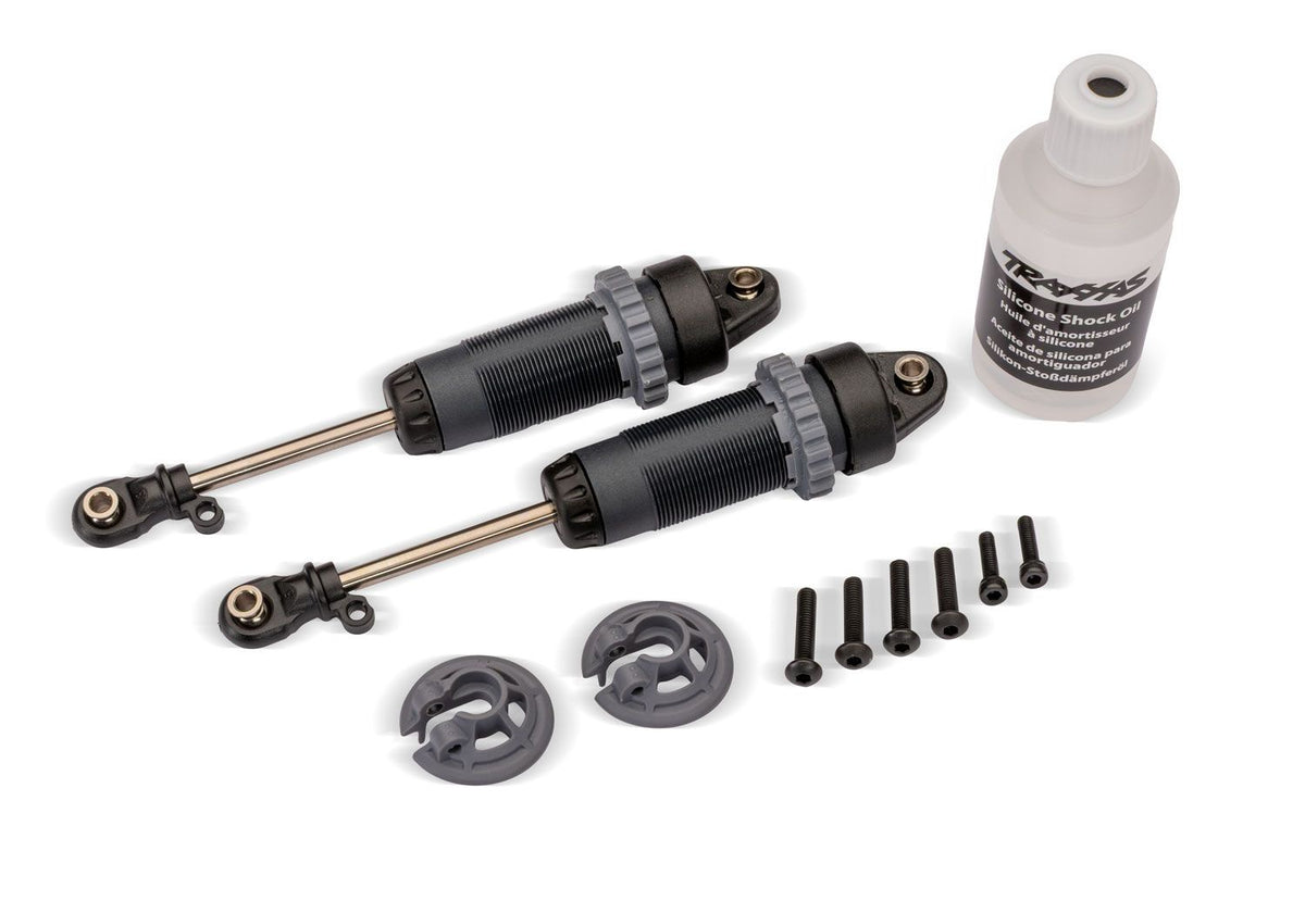 Traxxas 7462-STGRY 1/10 Steel-Gray XX-Long GTR Shocks (2)