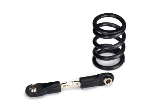 Traxxas 7746X Steering link, steel/ Servo saver spring, heavy duty (use with #2085X metal gear Servo) - TRA7746X