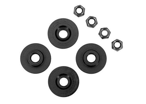 Traxxas 8549 Wheel adapter, 17mm (4)/ 5.0mm NL (4)