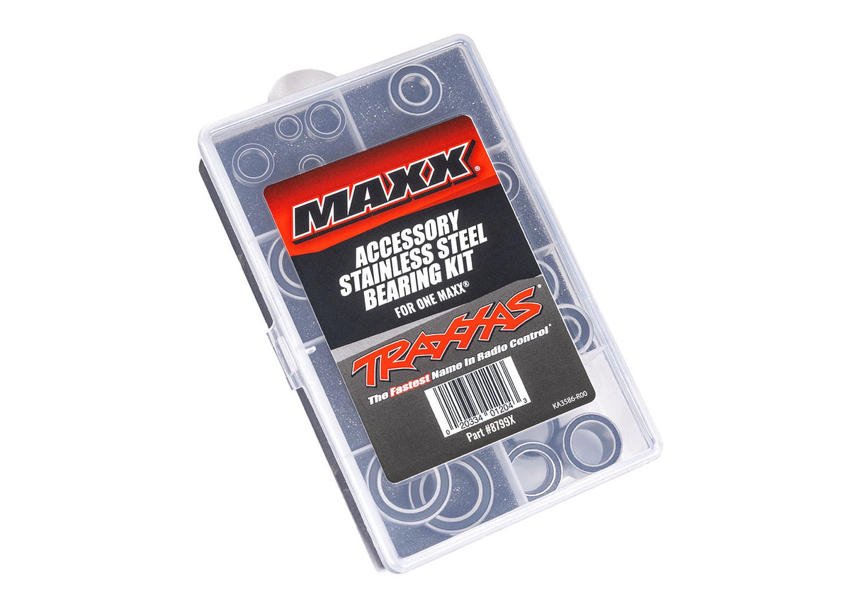 Traxxas 8799X Ball bearing kit, stainless steel, Maxx (Complete)