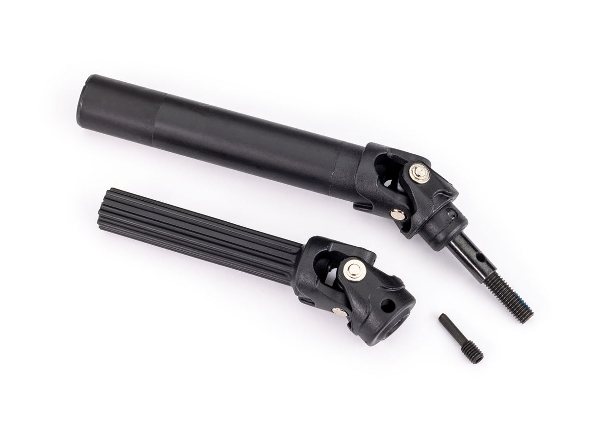 Traxxas 8996T Driveshaft assembly, Front or Rear, Maxx Duty (1) (left or right) (fully assembled, ready to install)/ screw pin (1) (for use with #8995 WideMaxx™ suspension kit)