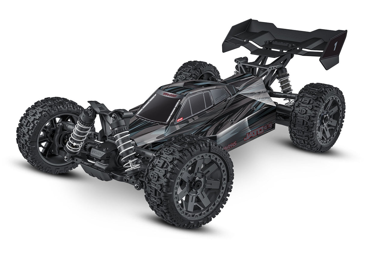 Traxxas 90154-4-BLK Jato 4X4 Brushless: 1/8 Scale 4WD Electric Racing Buggy with TQ 2.4GHz Radio System