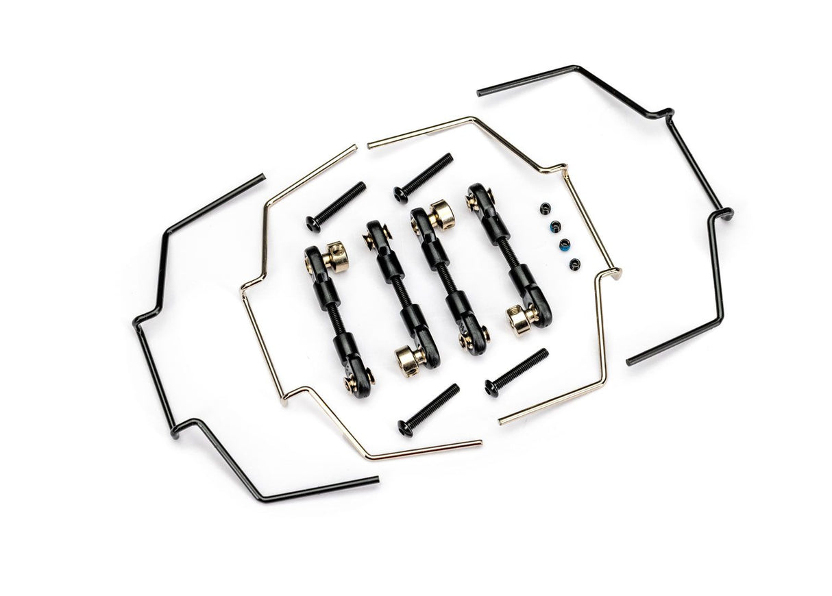Traxxas 9098 Sway bar kit (front and rear) (includes front and rear sway bars and adjustable linkage)