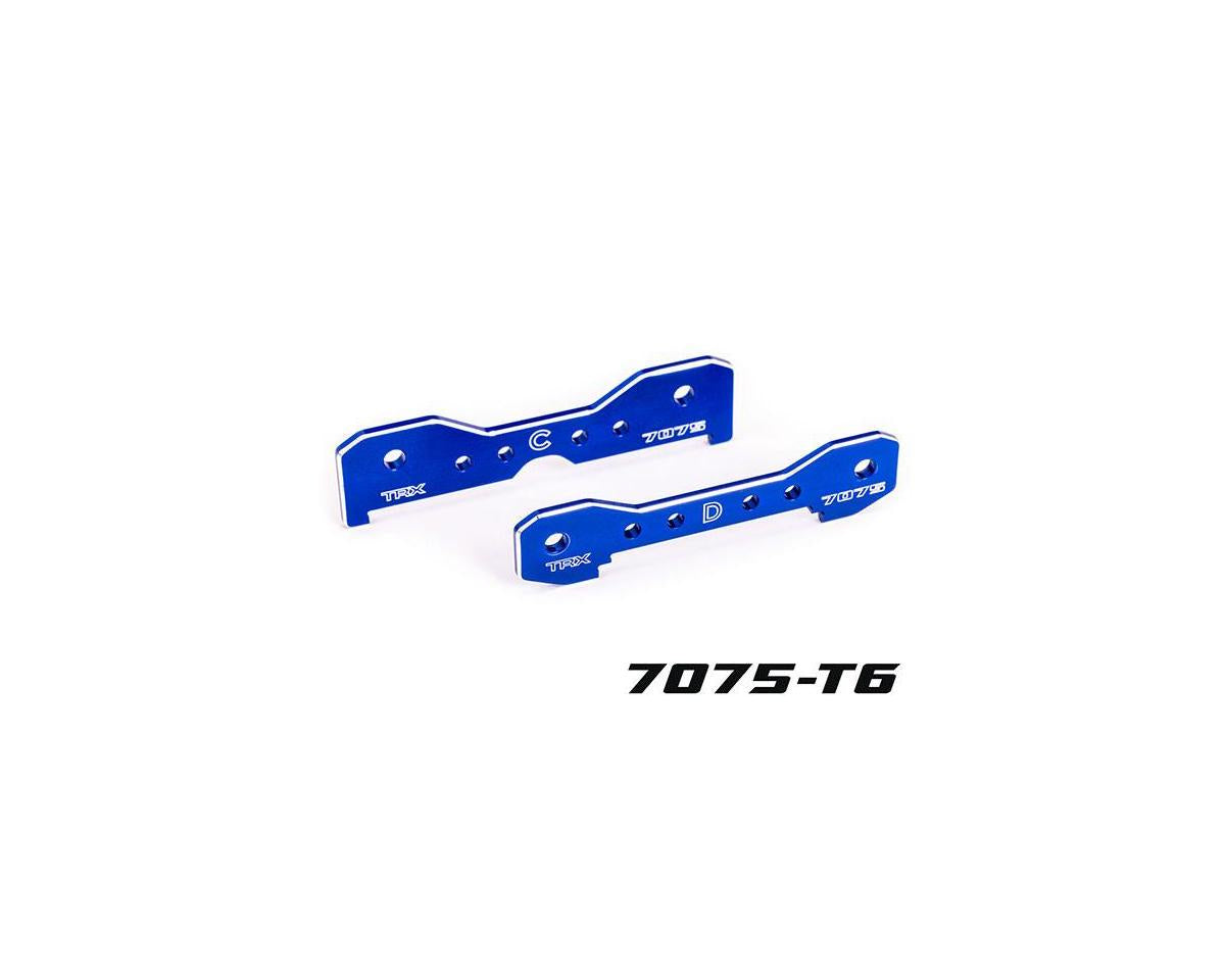 Traxxas 9630 Tie bars, Rear, 7075-T6 aluminum (blue-anodized) (fits SledgeÃƒ‚)