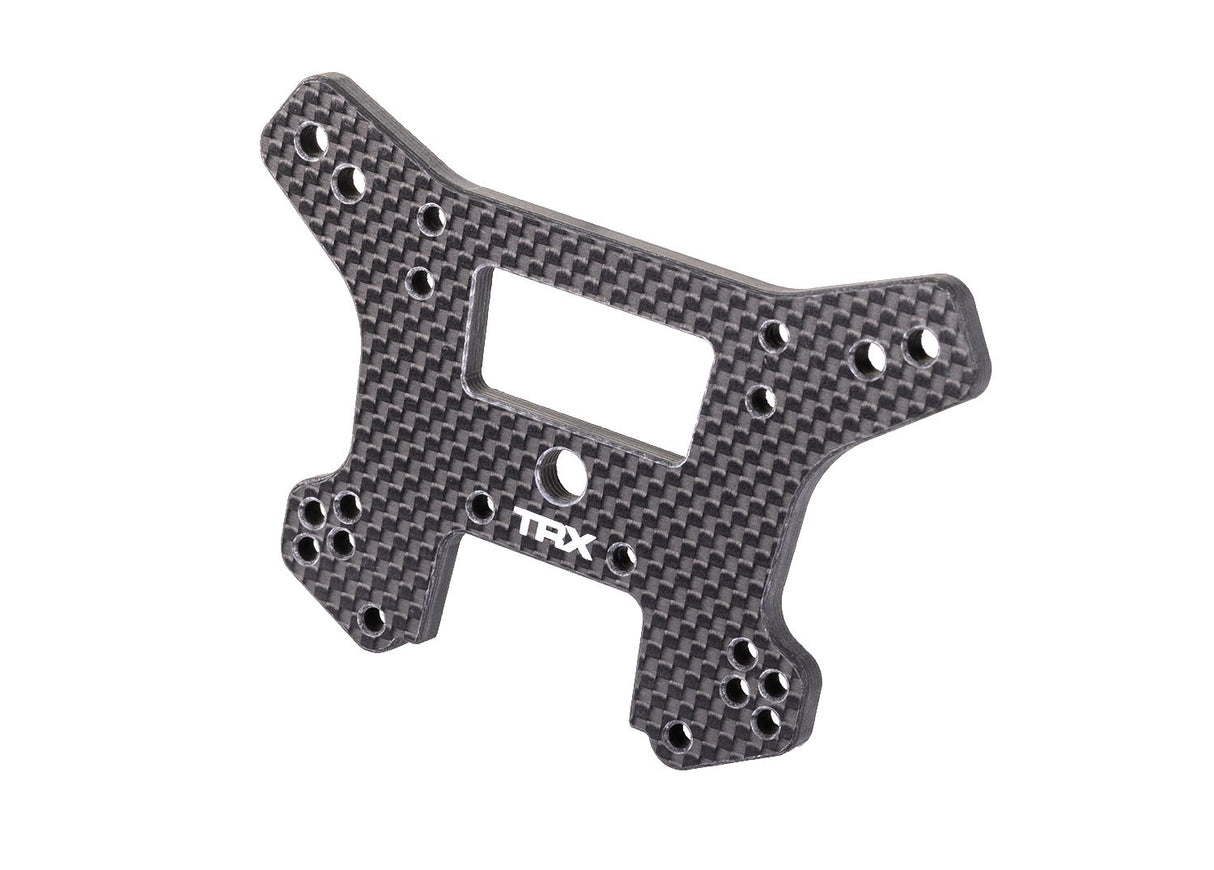 Traxxas 9640 Shock tower, Front, 5mm (carbon fiber) (fits Sledge)