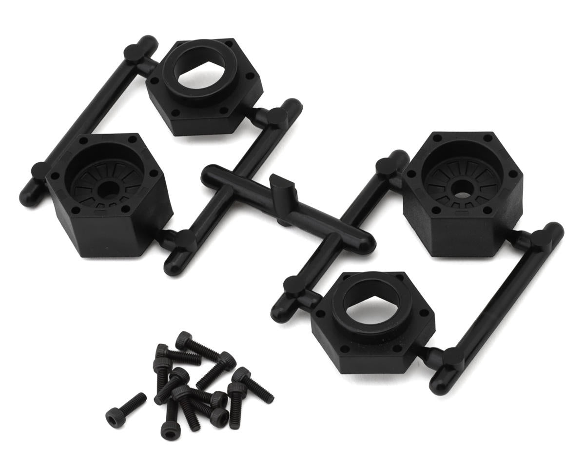 UpGrade RC 17mm Narrow & Wide Wheel Hex Adapters w/Hardware (Traxxas® MAXX®)
