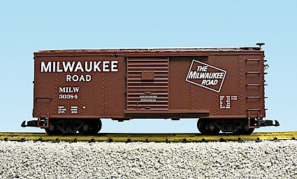 USA Trains R19106D Milwaukee Road Steel Boxcar #30386