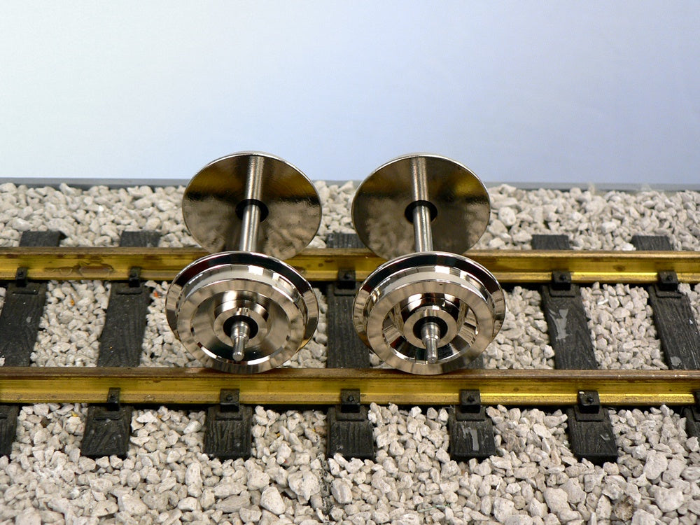 USA Trains R2094 - PASS CAR 36IN METAL WHEEL SET (2) SILVER