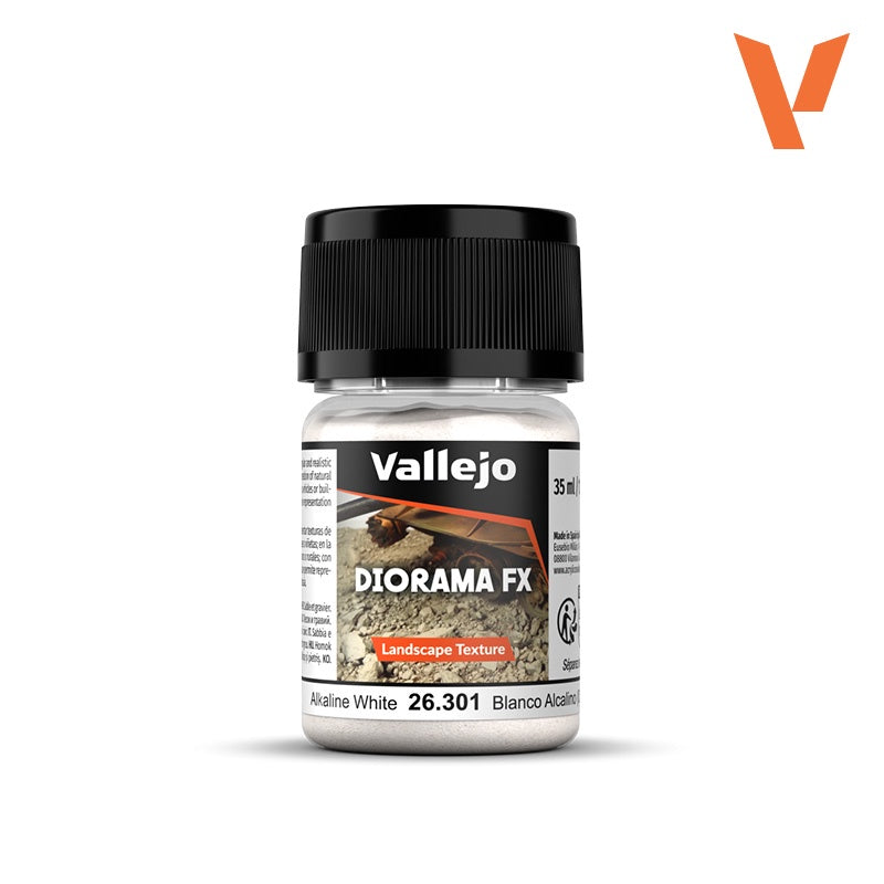 Vallejo 35ml Bottle Alkaline White 0.5-1mm Landscape Diorama FX