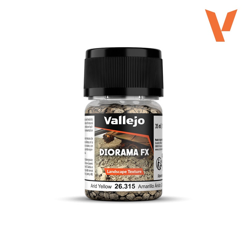 35ml Bottle Arid Yellow 2-5mm Landscape Diorama FX