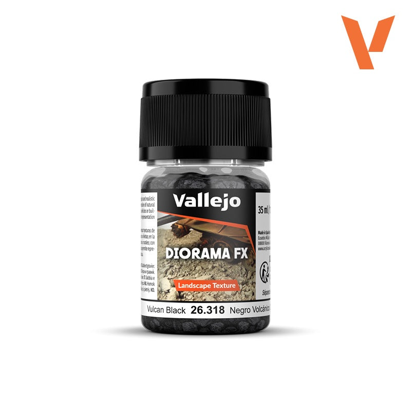 35ml Bottle Vulcan Black 2-5mm Landscape Diorama FX