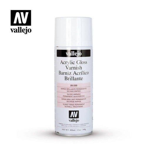 Vallejo Acrylic Gloss Varnish 400ml Spray - 28530