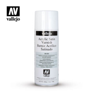 Vallejo Acrylic Satin Varnish 400ml Spray - 28532