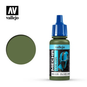 Vallejo 17ml Bottle Olive Green Mecha Color - 69028