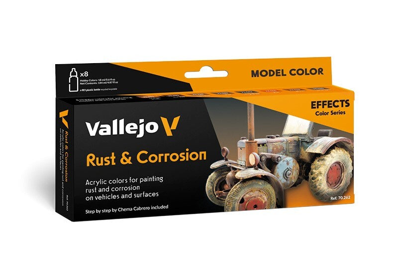 Vallejo 70262 Rust & Corrosion Model Color Set